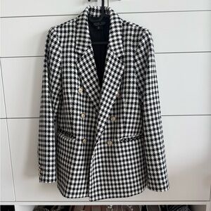 Rachel Zoe Houndstooth Blazer S